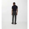 Wool Blend Tailored Trousers