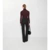Wool Blend Tailored Trousers