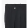 Wool Blend Tailored Trousers