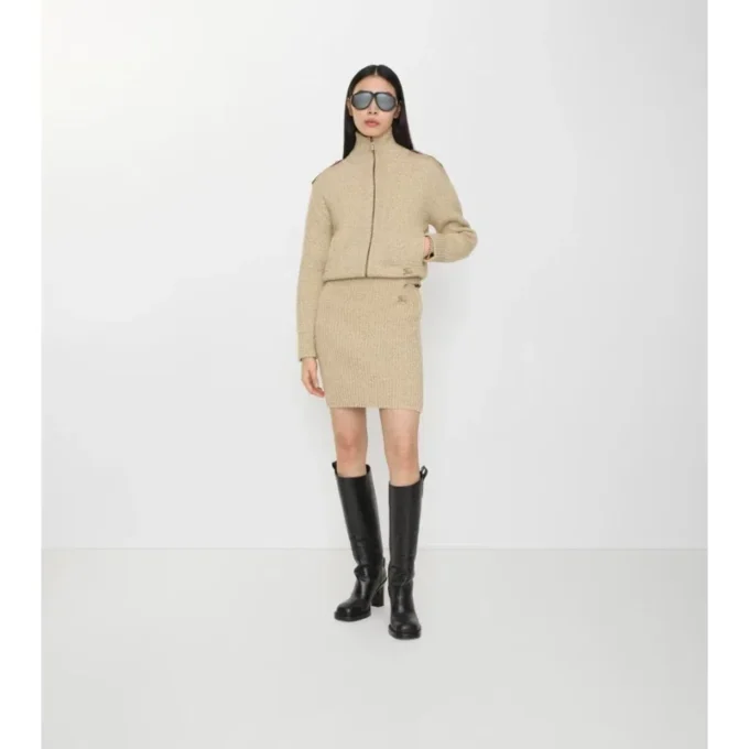 Wool Cashmere Mini Skirt