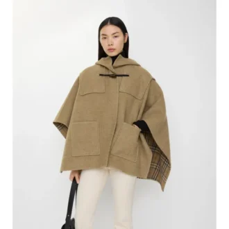 Wool Duffle Cape