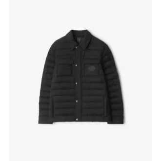 Wool Flannel Padded Overshirt