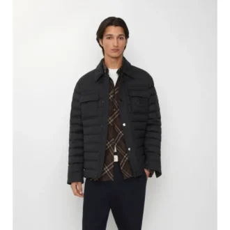 Wool Flannel Padded Overshirt