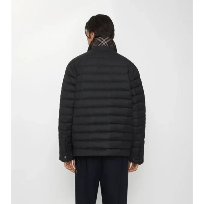 Wool Flannel Padded Overshirt