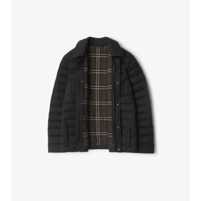 Wool Flannel Padded Overshirt