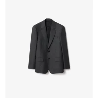 Wool Flannel Tailored Jacket