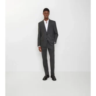 Wool Flannel Tailored Trousers