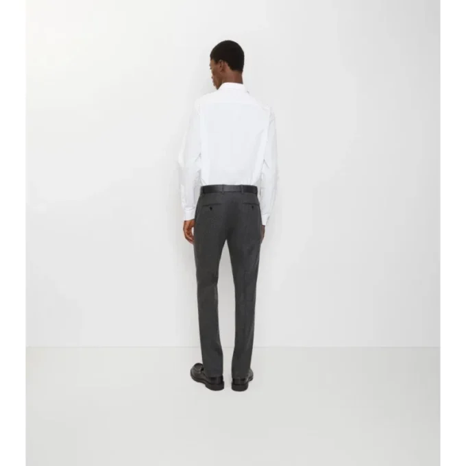 Wool Flannel Tailored Trousers