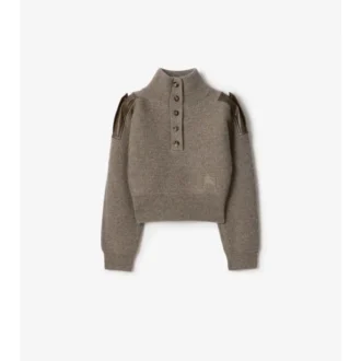 Wool Half-Button Sweater