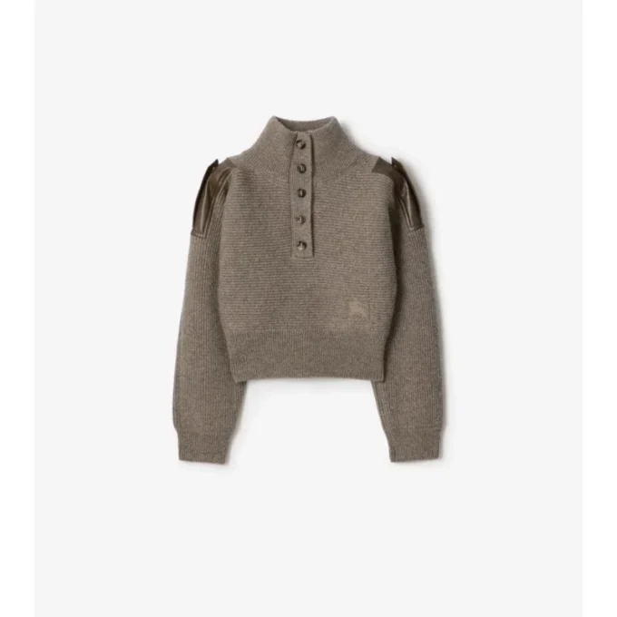 Wool Half-Button Sweater