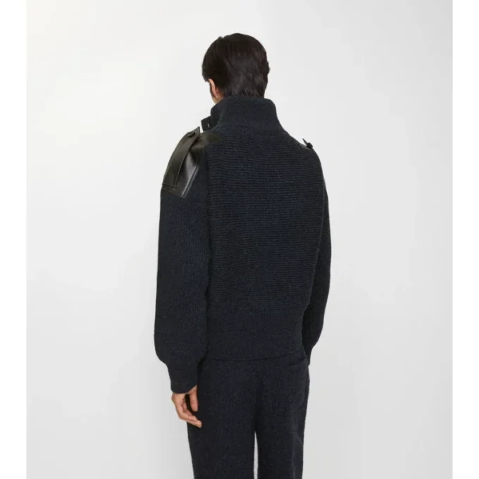 Wool Half-Button Sweater