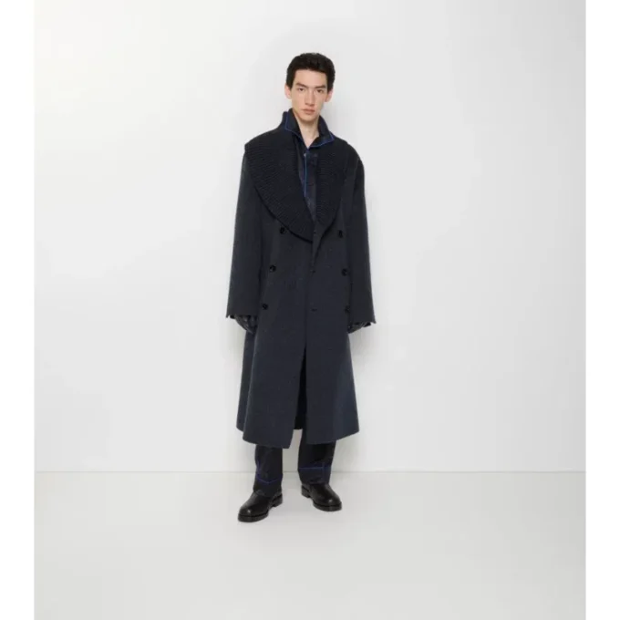 Wool Mohair Blend Coat