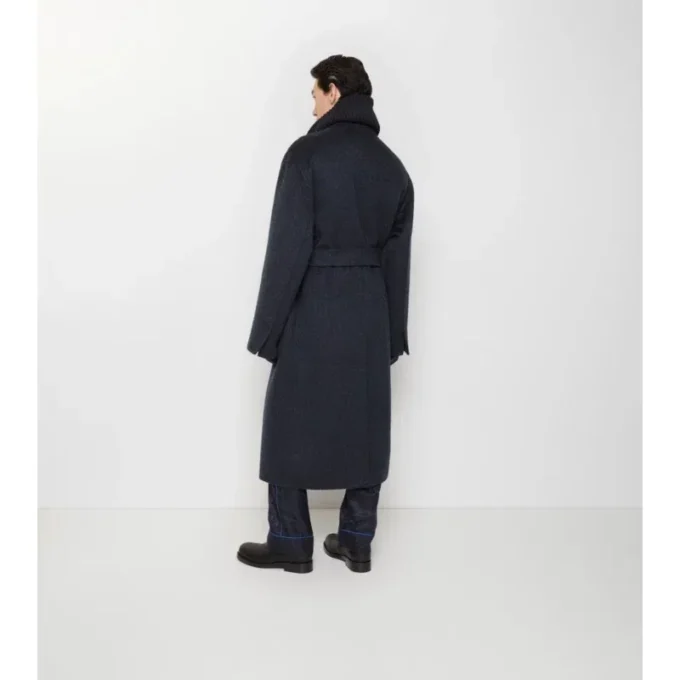 Wool Mohair Blend Coat