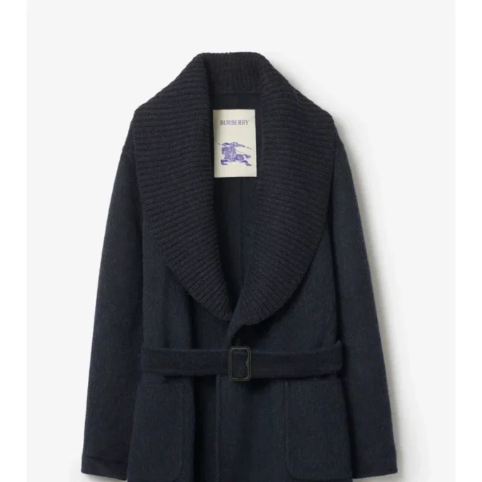 Wool Mohair Blend Coat