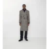 Wool Mohair Blend Tailored Coat