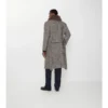 Wool Mohair Blend Tailored Coat