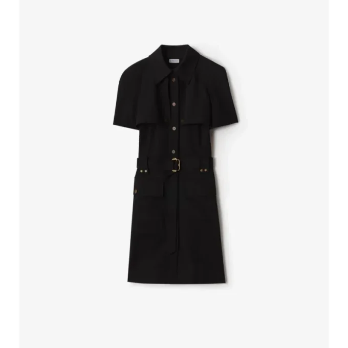 Wool Trench Dress