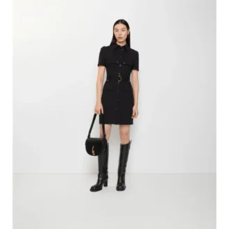 Wool Trench Dress