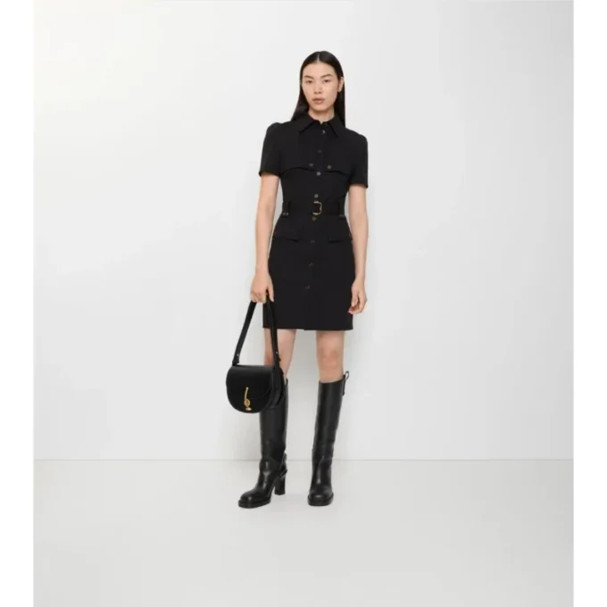 Wool Trench Dress