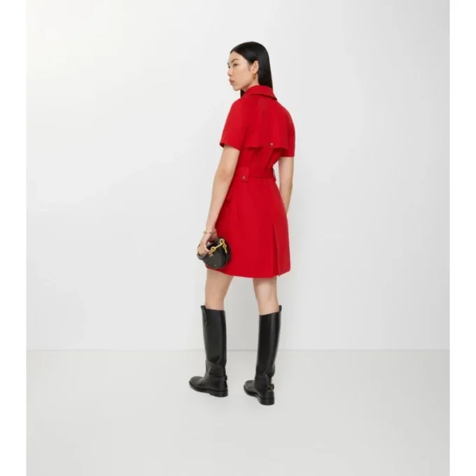 Wool Trench Dress