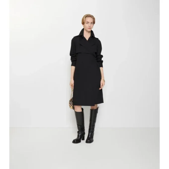 Wool Trench Dress