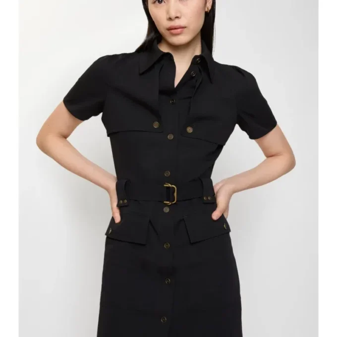 Wool Trench Dress